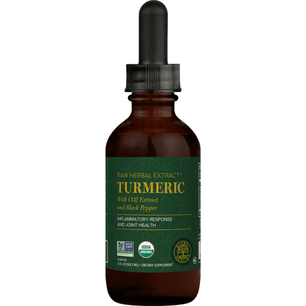 Global Healing Organic Liquid Turmeric supplement bottle