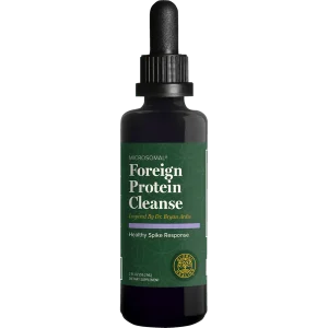 Global Healing Foreign Protein Cleanse supplement bottle