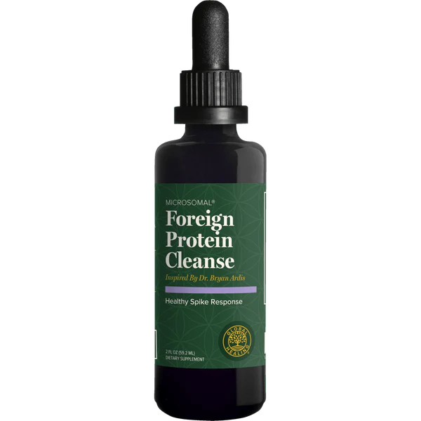 Global Healing Foreign Protein Cleanse supplement bottle