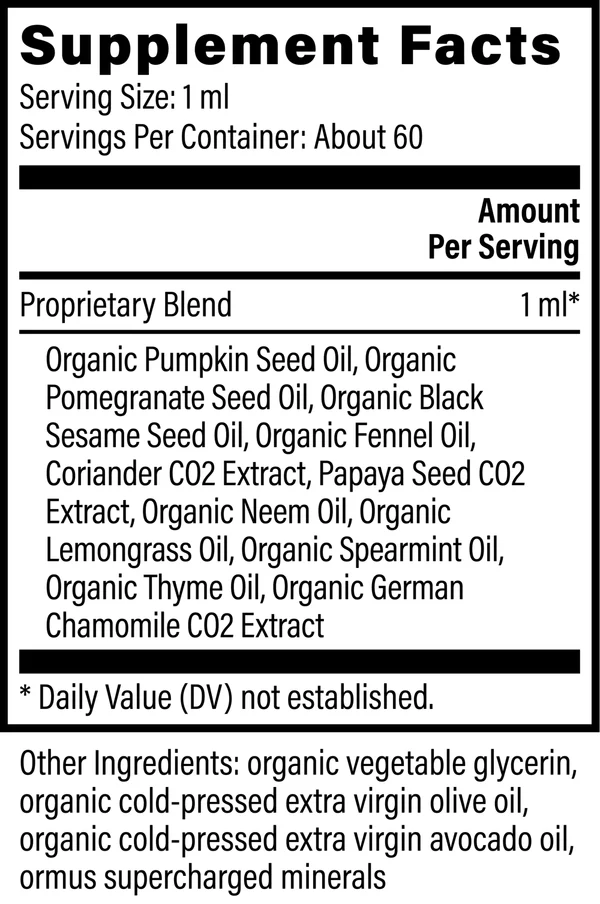 Herbal ingredients used in Global Healing Paratrex I Targeted Cleanse