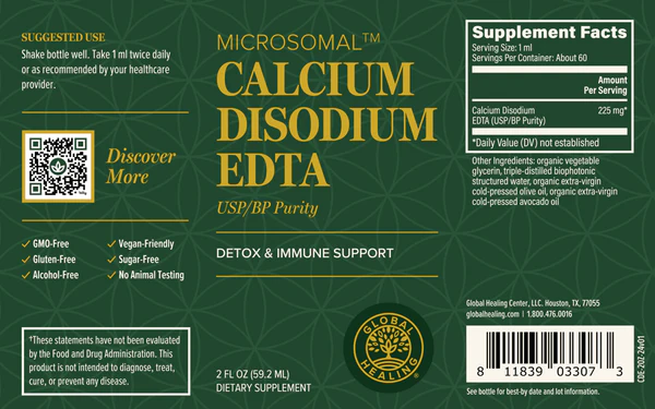 Plant-based ingredients in Global Healing detox cleanse program