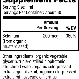 Plant-based selenium mineral source used in Global Healing supplement