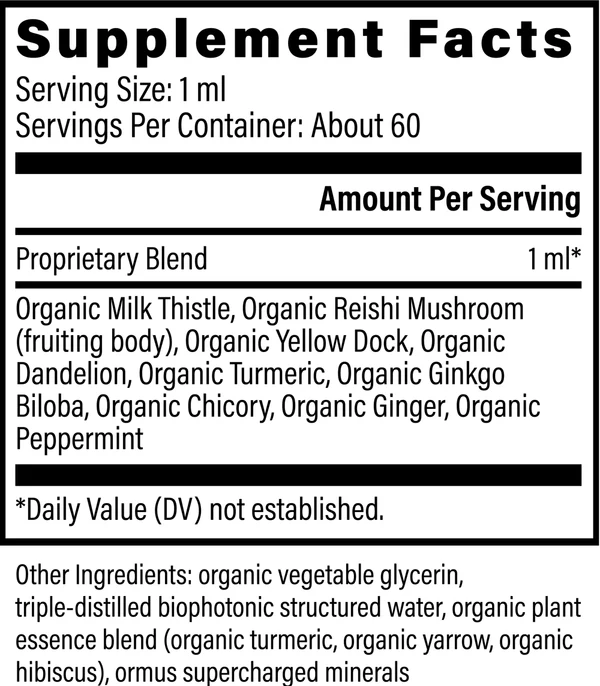 Plant-based ingredients in Global Healing Liver Health Herbal Extract