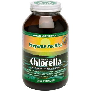 Green Nutritionals Yaeyama Pacifica Chlorella Powder 250g jar
