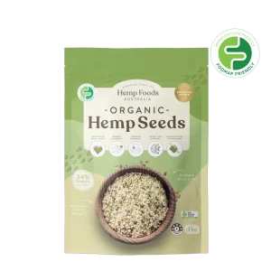 Hemp Foods Australia Organic Hemp Seeds 1 kg pack