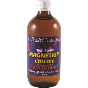 Fulhealth Industries Magnesium Colloidal liquid supplement bottle