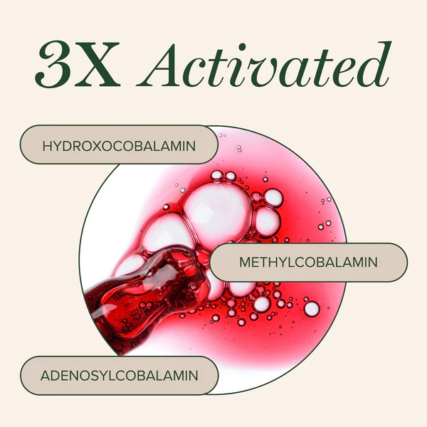 Global Healing Organic Vitamin B12 Liquid for daily wellness and energy